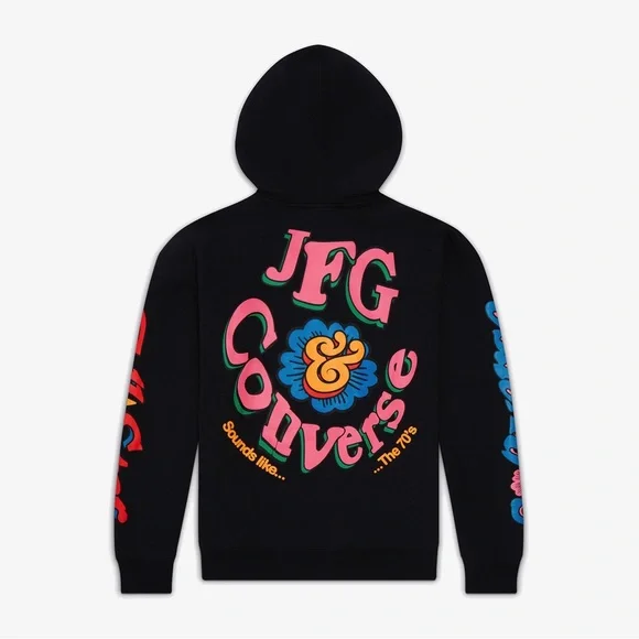 CONVERSE X JOE FRESHGOODS HOODIE ‘SOUL WAS BY US’ - Picture 2 of 3